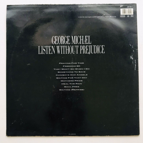 Michael Listen Without Prejudice Vol. 1 LP Vinyl PH Michael Listen Without Prejudice Vol. 1 LP Vinyl PH