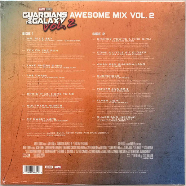 Guardians Of The Galaxy Vol. 2 Awesome Mix Vol. 2 LP Vinyl Piringan Hitam PH