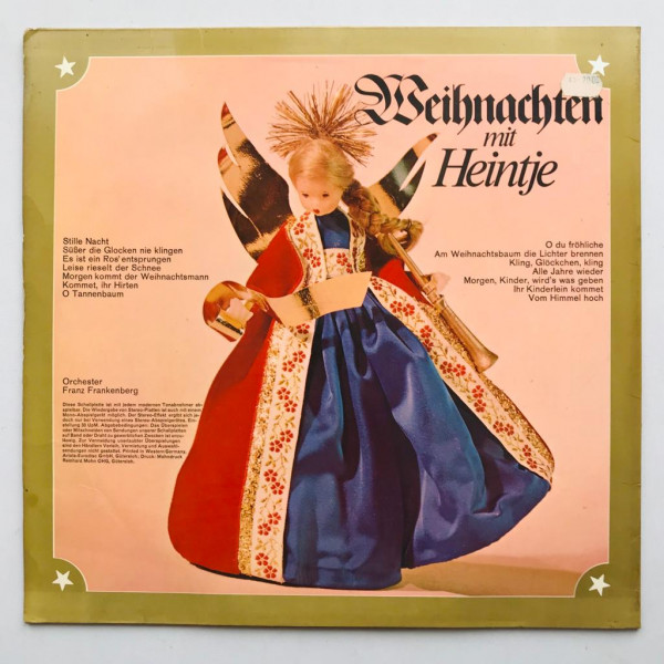 Heintje Weihnachten Mit Heintje LP Vinyl PH