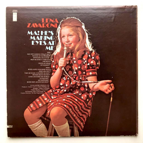 Lena Zavaroni - Ma! He's Making Eyes At Me - LP Vinyl PH