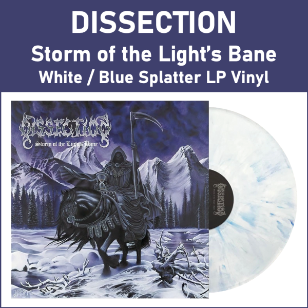 Forvirre Fundament skæg Dissection - Storm Of The Light's Bane - White/Blue Splatter LP Vinyl PH