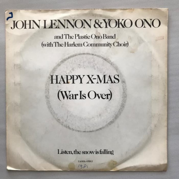 John Lennon Happy Xmas (War Is Over) Single Vinyl PH