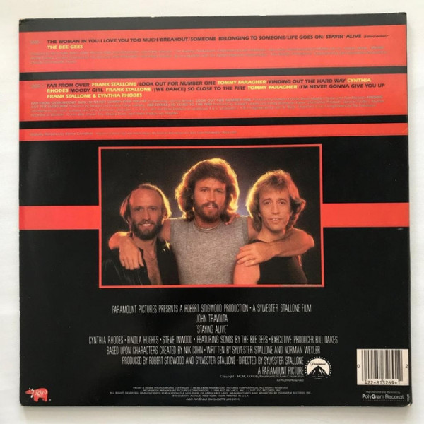 Bee Gees - Staying Alive - OST - LP Vinyl Piringan Hitam PH