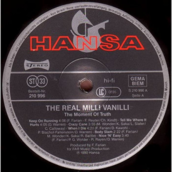 Real Milli Vanilli, The -...