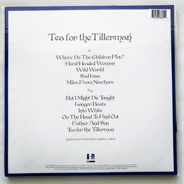 Yusuf / Cat Stevens ‎ Tea For The Tillerman 2 LP Vinyl PH