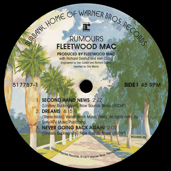 Fleetwood Mac Rumours (Limited Edition, 2 LP/Vinyl, 45 RPM, 180 Gram, Reprise)