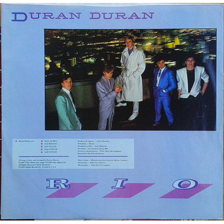 Duran Duran - Rio - LP Vinyl Piringan Hitam PH