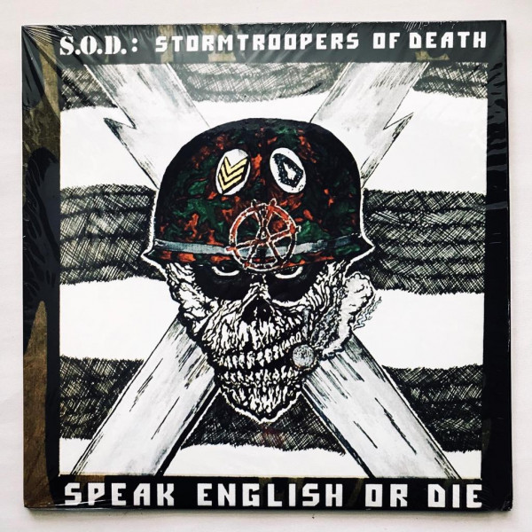 S.O.D. STORMTROOPERS OF DEATH Speak English or die Vinyl, LP