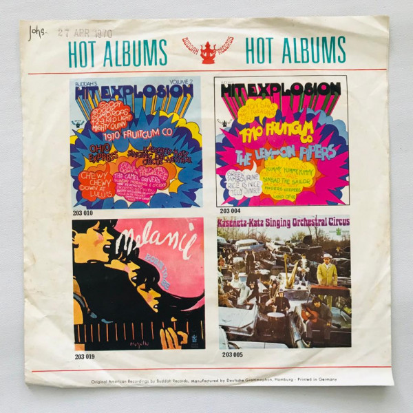 Rock And Roll Dubble Bubble - Bubble Gum Music - Single Vinyl PH