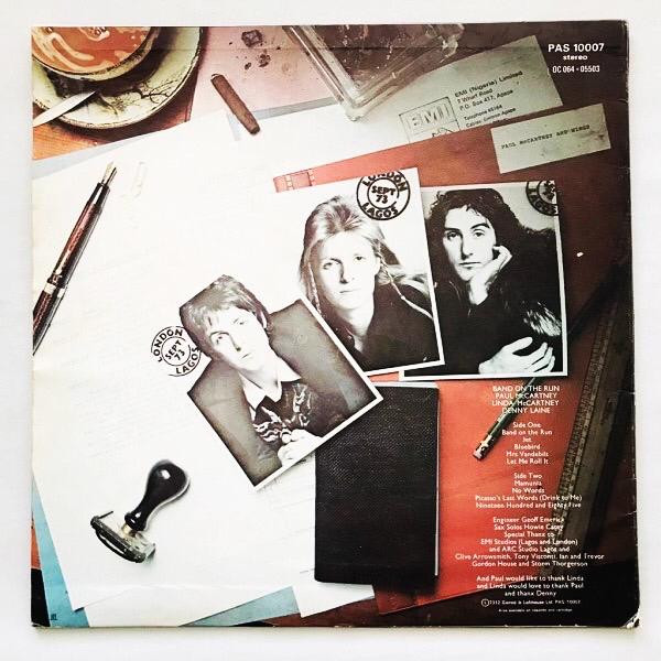 Paul McCartney And Wings Band On The Run LP Vinyl PH