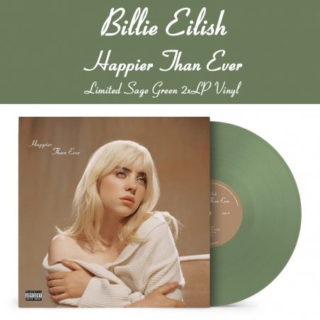 Billie Eilish - Happier Than Ever - Limited Sage Green 2 LP Vinyl PH