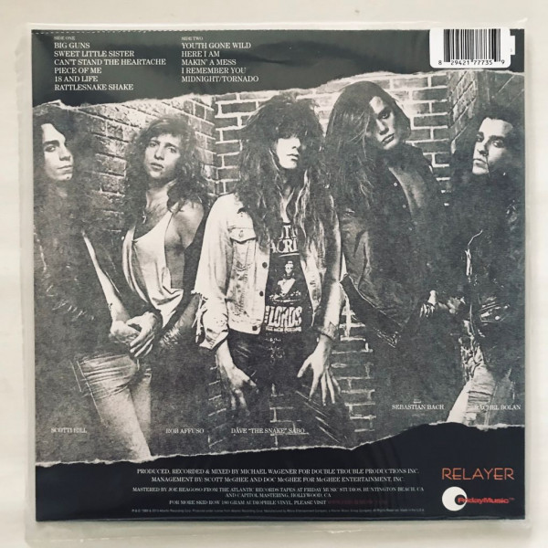 Skid Row Skid Row Limited Gold LP Vinyl PH 180 Gram