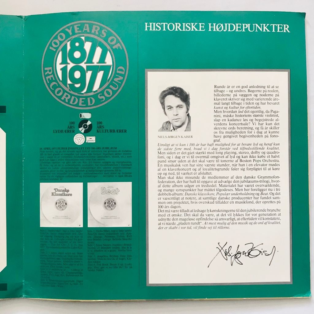 Popular Underholdning (100 Years Of Recorded Sound - 1877-1977) - 2 LP Vinyl PH - Gambar 4