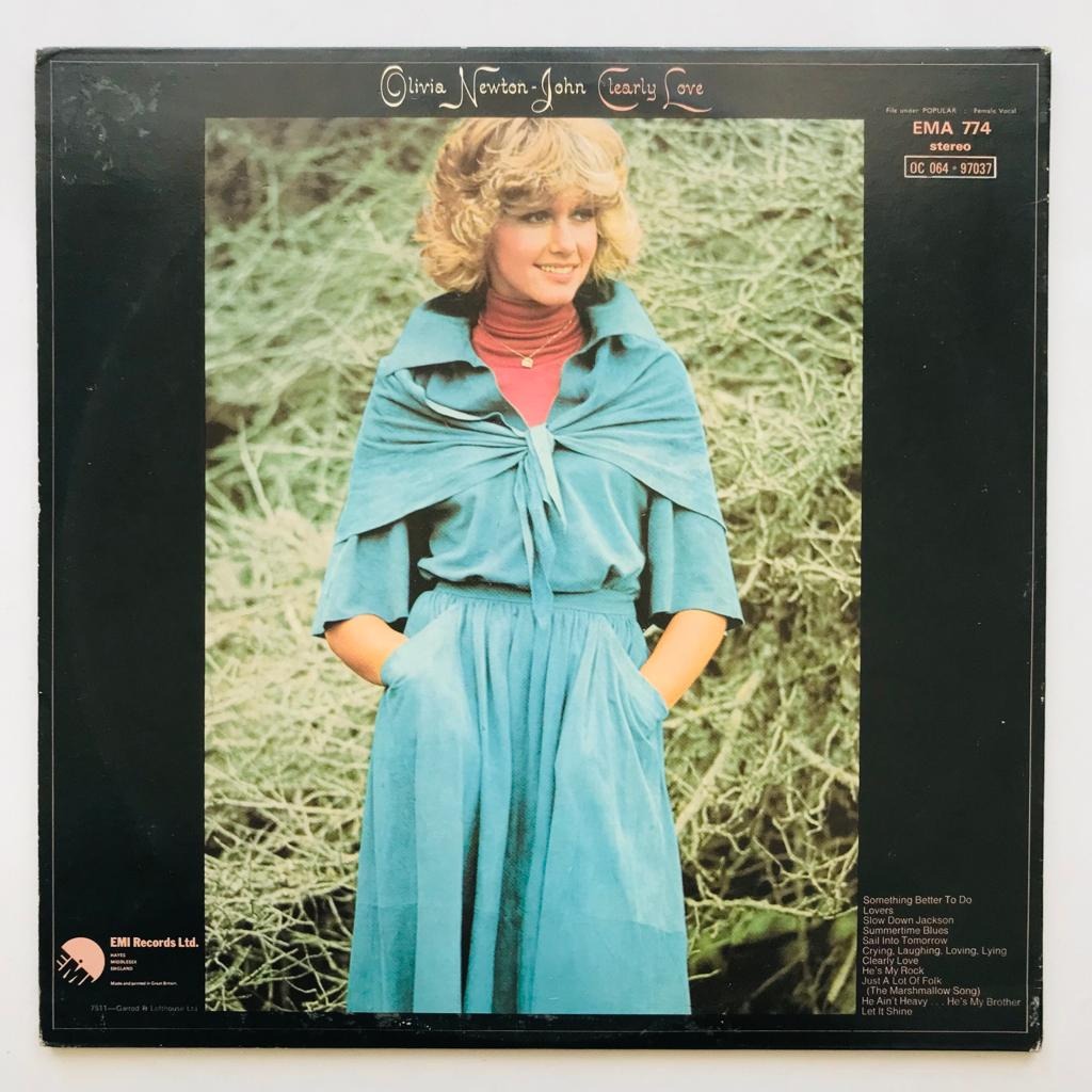 Olivia Newton-John - Clearly Love - LP Vinyl Piringan Hitam PH - Gambar 2
