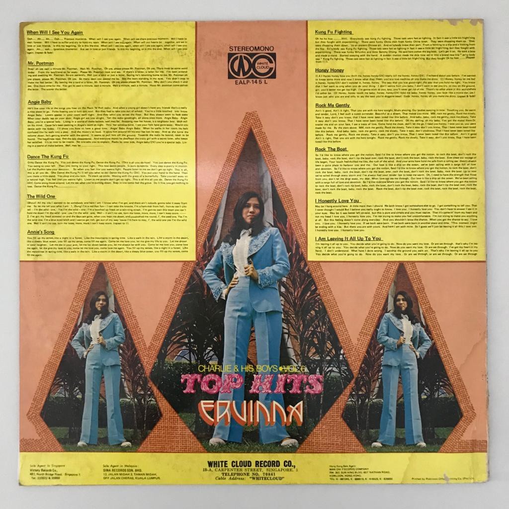 Ervinna - Top Hits Vol. 6 - LP Vinyl Piringan Hitam PH - Gambar 2