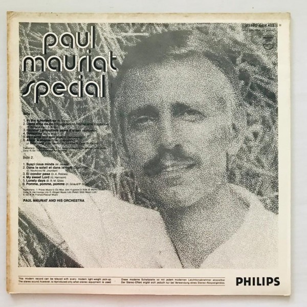 Paul Mauriat - Paul Mauriat Special - LP Vinyl Piringan Hitam PH - Gambar 2