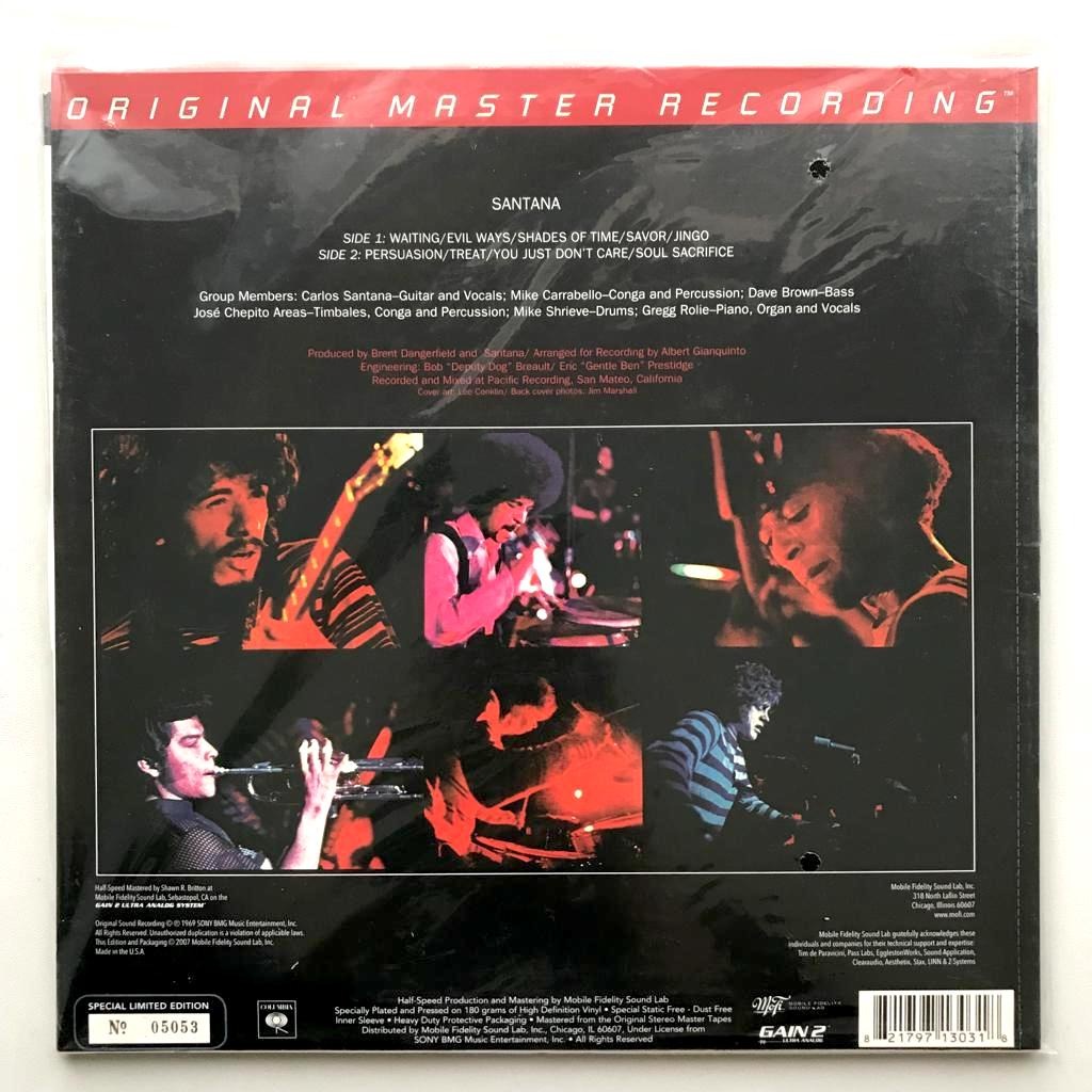 Santana - Santana (MoFi MFSL Limited Numbered) - LP Vinyl Piringan Hitam PH - Image 3