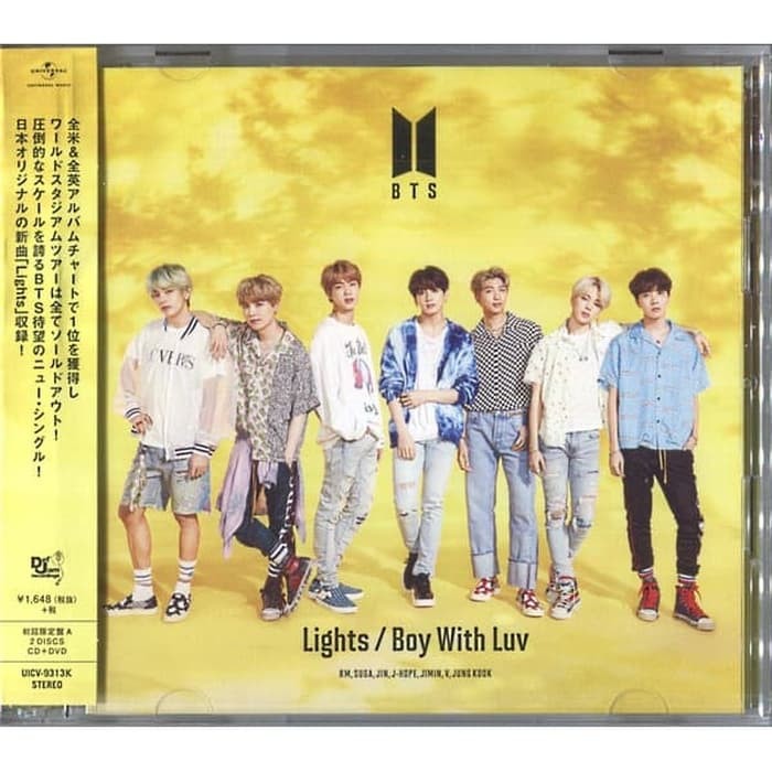BTS - Lights / Boy With Luv - CD DVD Limited Edition - Gambar 2