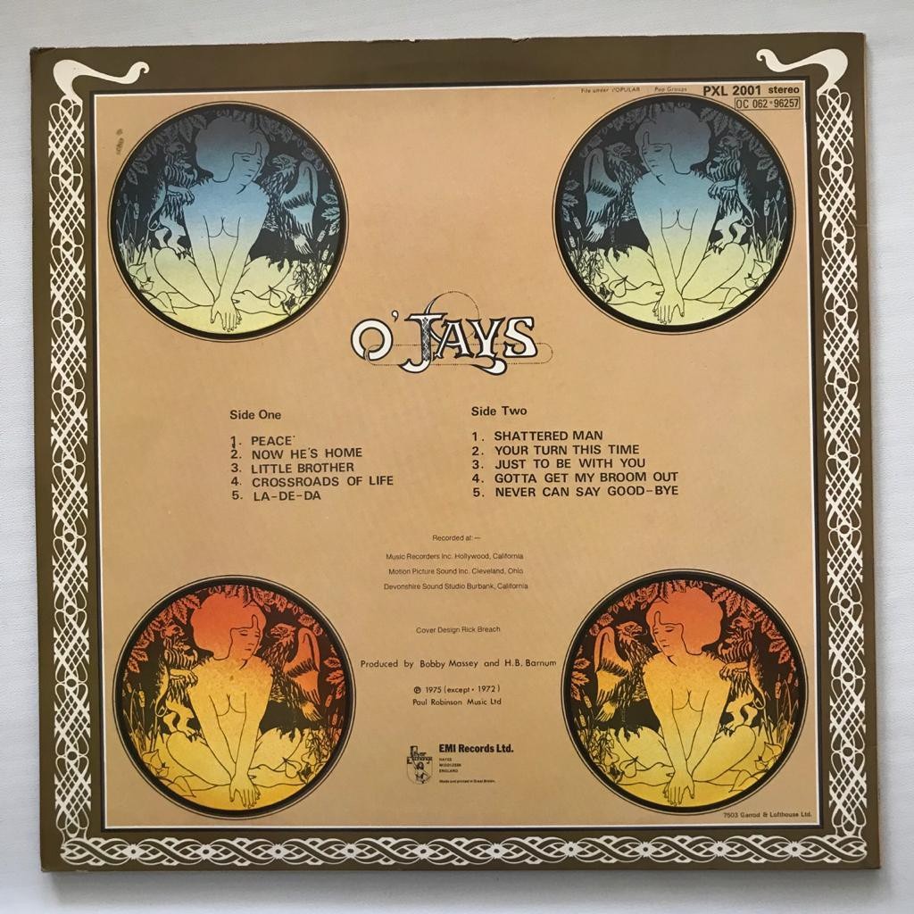 The O'Jays - Peace - LP Vinyl Piringan Hitam PH - Gambar 2