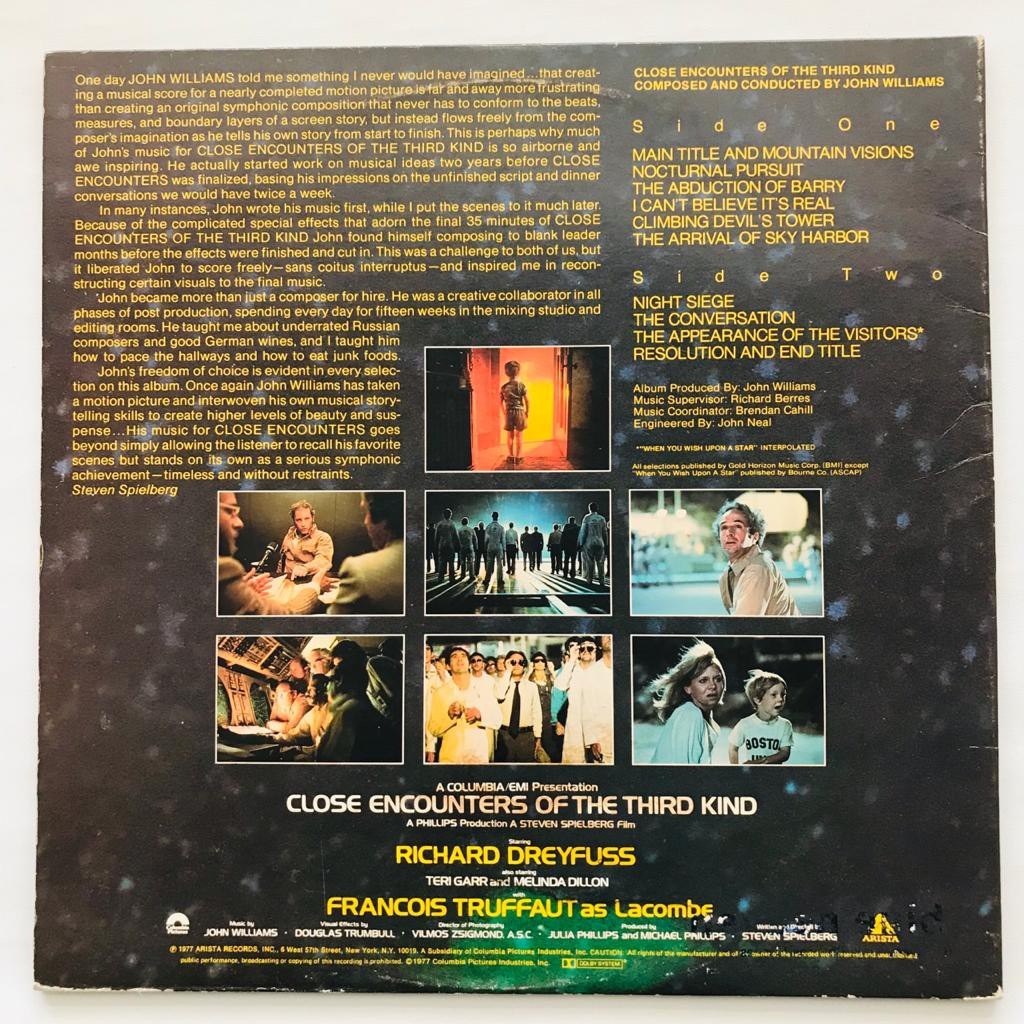 John Williams - Close Encounters Of The Third Kind - OST - LP Vinyl PH - Gambar 2