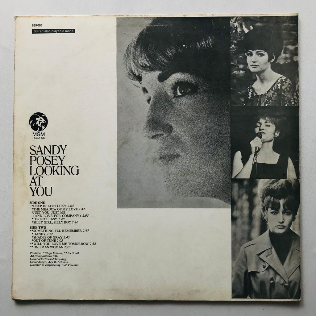 Sandy Posey - Looking At You - LP Vinyl Piringan Hitam PH - Gambar 2