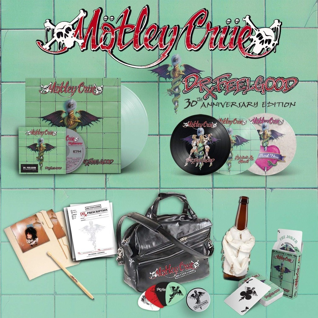 Motley Crue - 30th Anniversary Dr. Feelgood - Box Set LP Vinyl PH CD