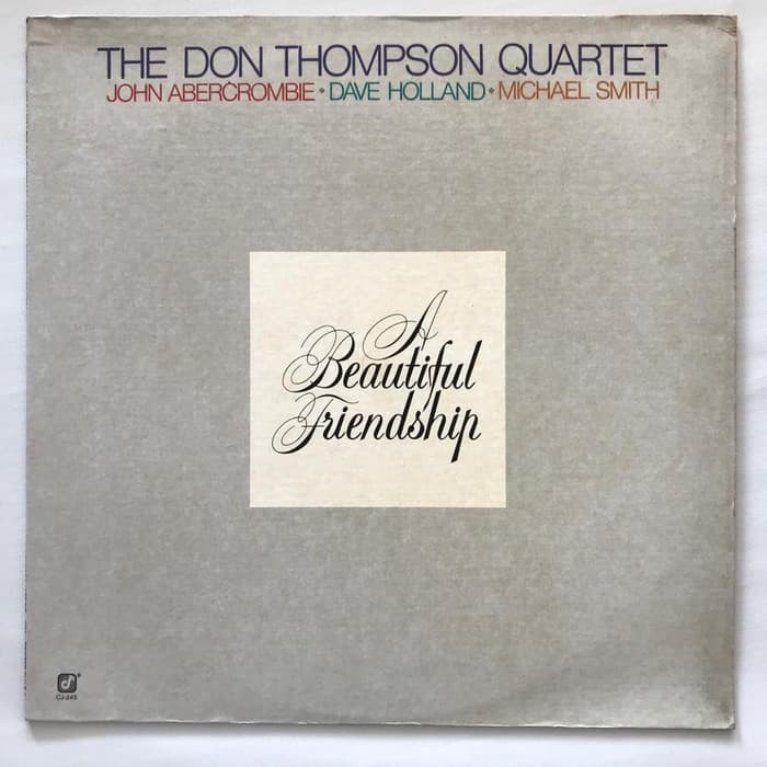 Don Thompson Quartet, The - A Beautiful Friendship - LP Vinyl PH