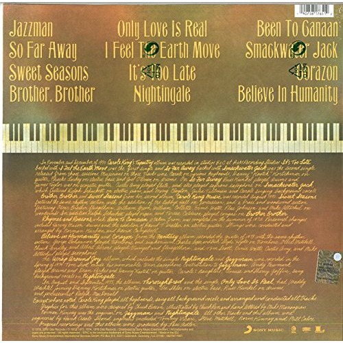 Carole King - Her Greatest Hits (Songs Of Long Ago) - LP Vinyl PH - Gambar 2
