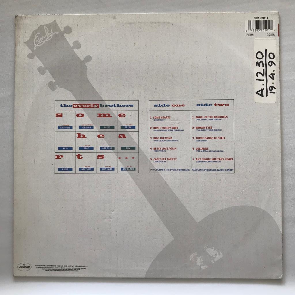 Everly Brothers, The - Some Hearts… - LP Vinyl PH - Gambar 2