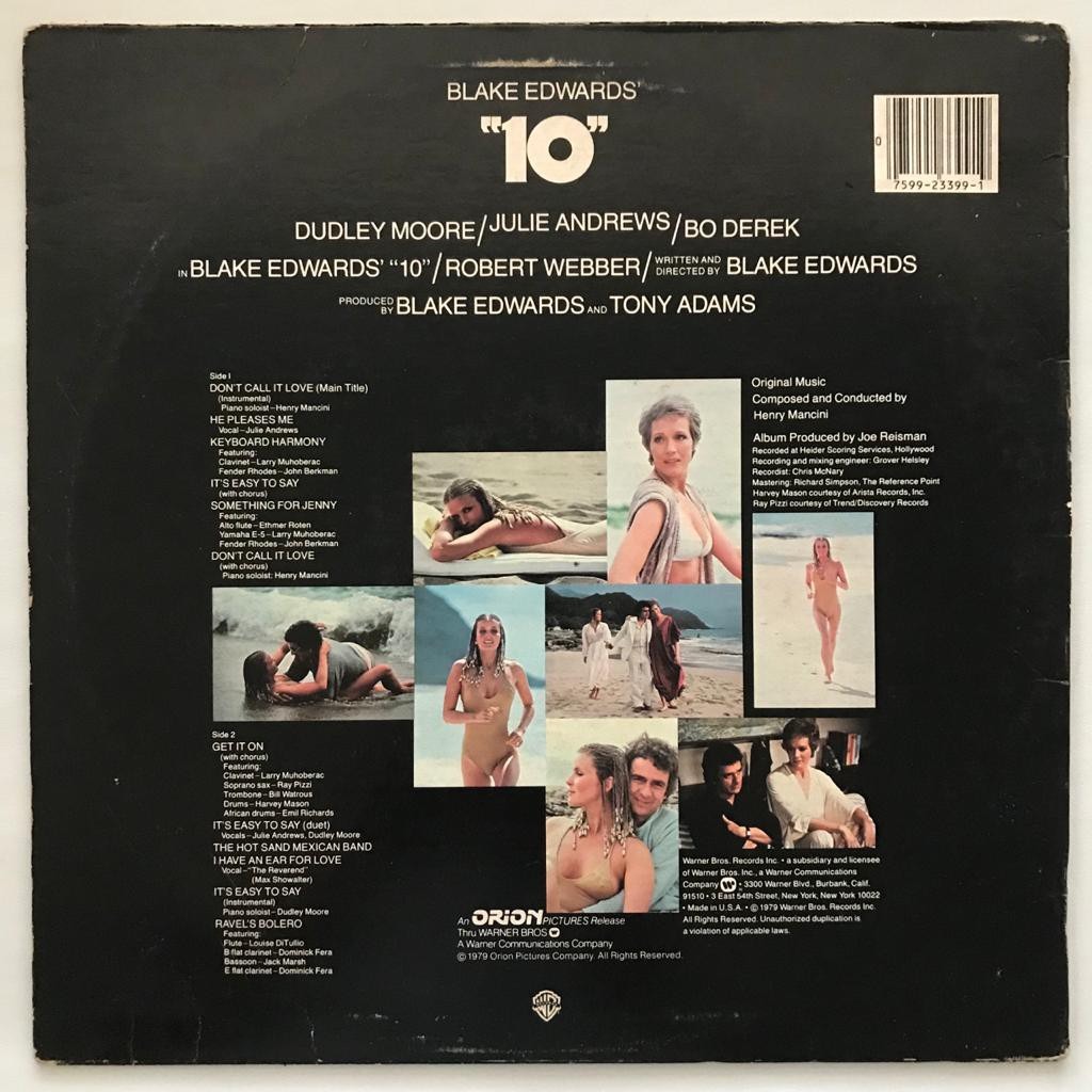 Henry Mancini - 10 - OST - LP Vinyl Piringan Hitam PH - Gambar 2