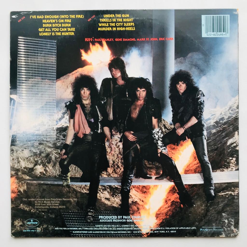Kiss - Animalize - LP Vinyl Piringan Hitam PH - Gambar 2