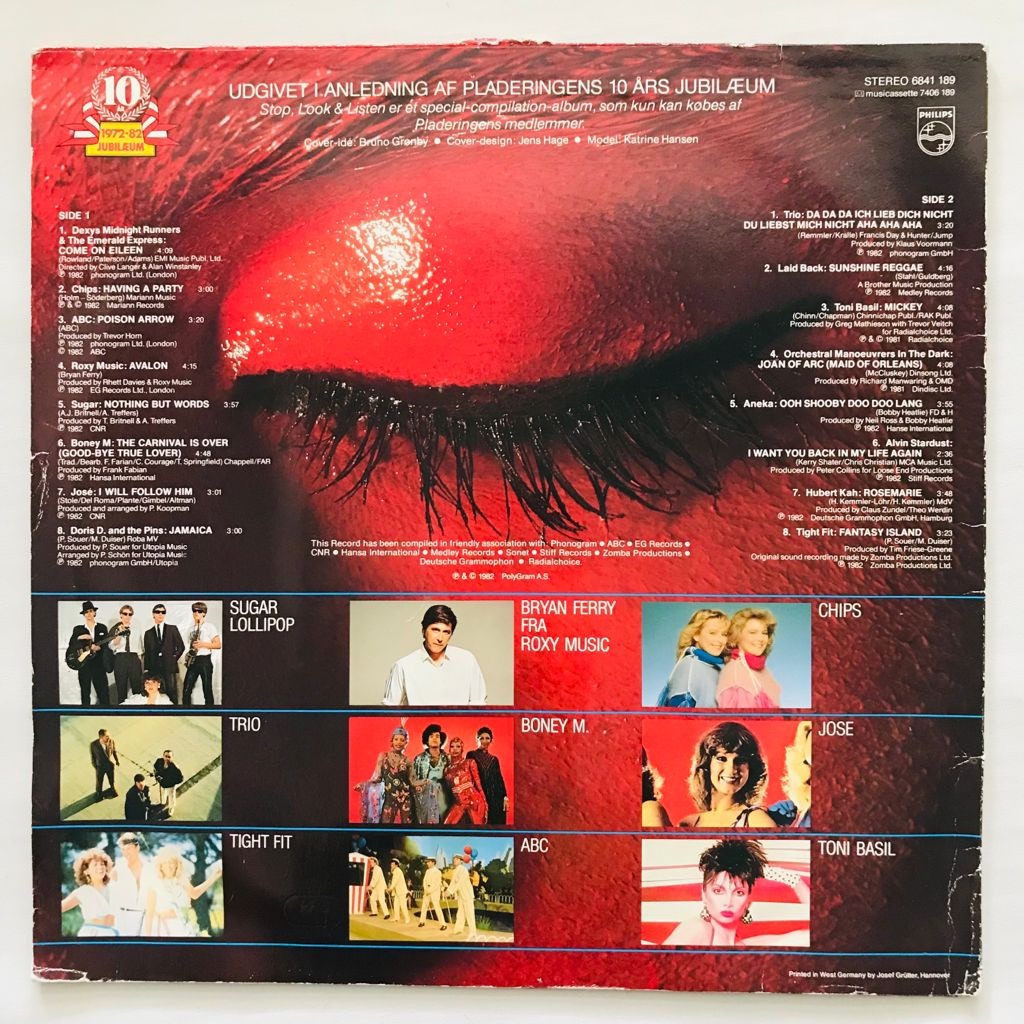 Various - Stop, Look & Listen - Hits - LP Vinyl Piringan Hitam PH - Gambar 2