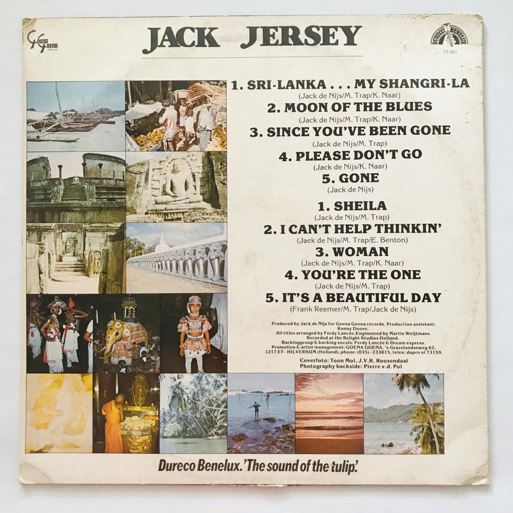Jack Jersey - Sri Lanka... My Shangri-La - LP Vinyl PH - Gambar 2