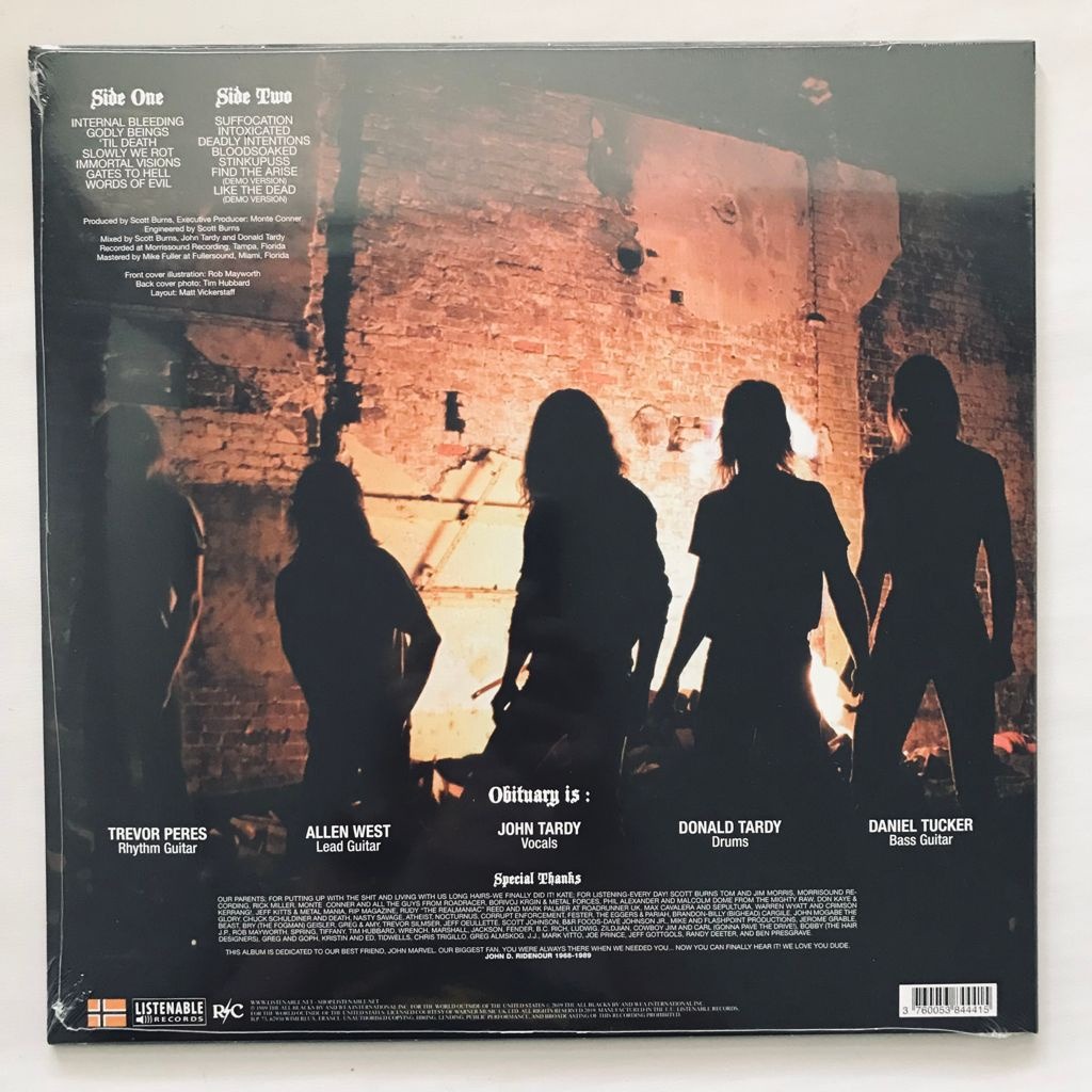 Obituary - Slowly We Rot - Limited Gold LP Vinyl PH - Image 3