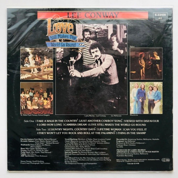 Lee Conway - Love Still Makes The World Go Round - LP Vinyl PH - Gambar 2