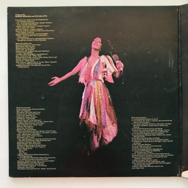 Donna Summer - Live and More - 2 LP Vinyl Piringan Hitam PH - Gambar 3