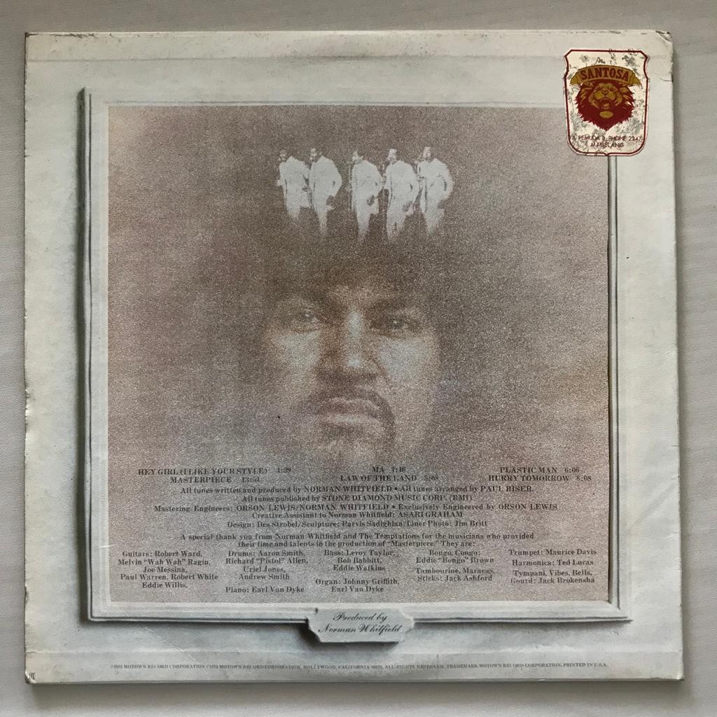 Temptations, The - Masterpiece - LP Vinyl Piringan Hitam PH - Gambar 2