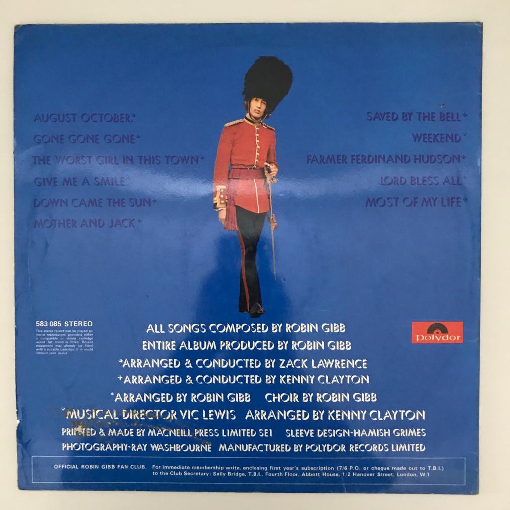 Robin Gibb - Robin's Reign - LP Vinyl Piringan Hitam PH - Gambar 2
