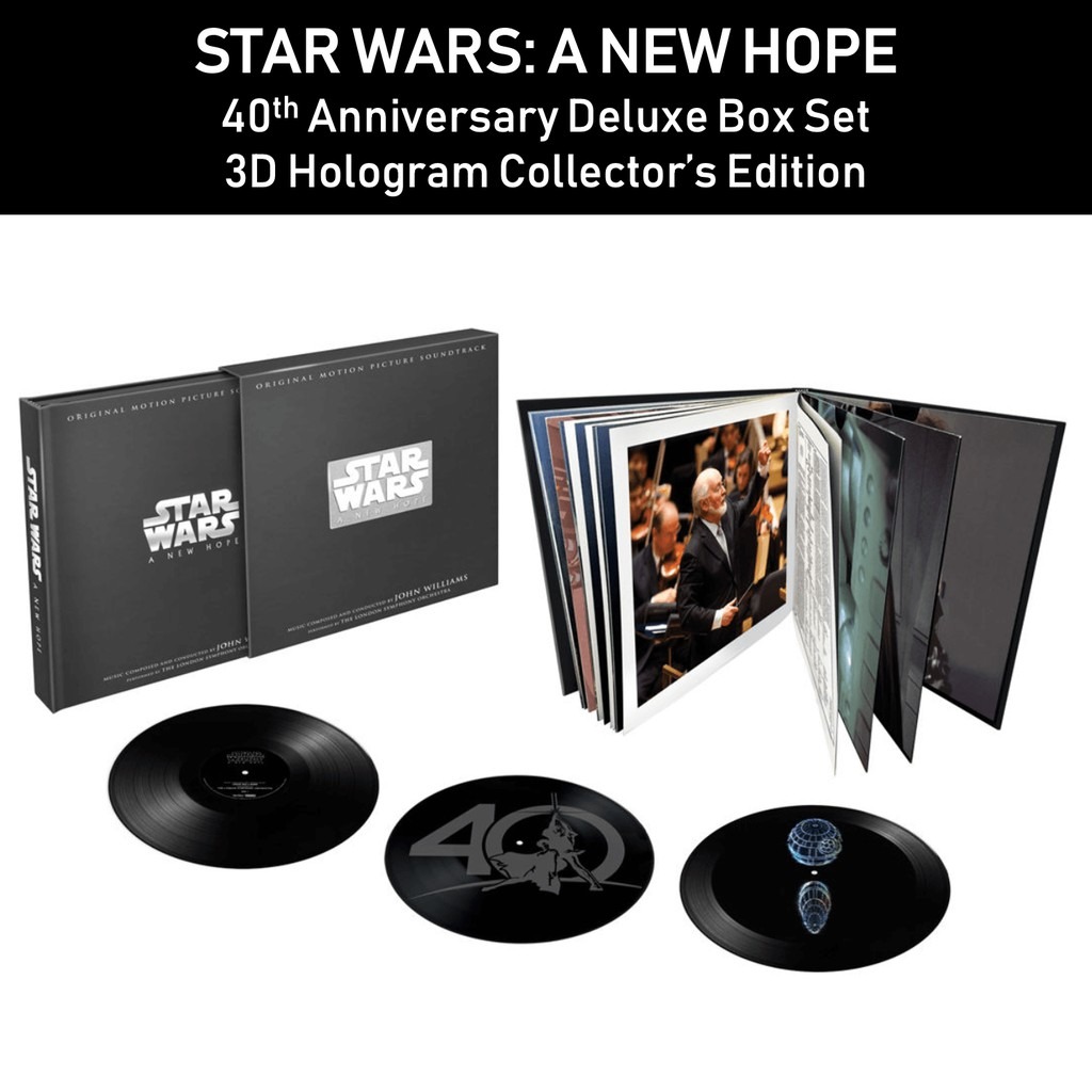 Star Wars - A New Hope - OST - 3D Hologram 3 LP Vinyl PH Box Set