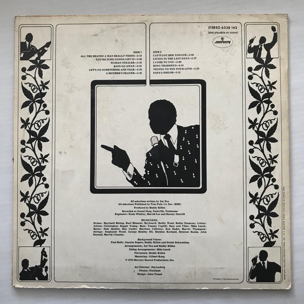 Joe Tex - Spills The Beans - Vinyl LP Piringan Hitam PH - Gambar 2