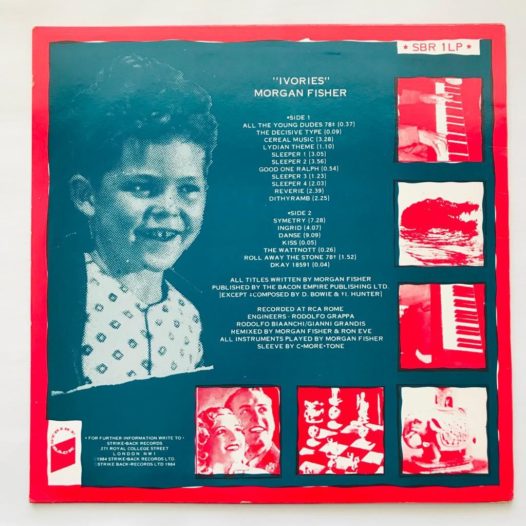 Morgan Fisher - Ivories - LP Vinyl Piringan Hitam PH - Gambar 2