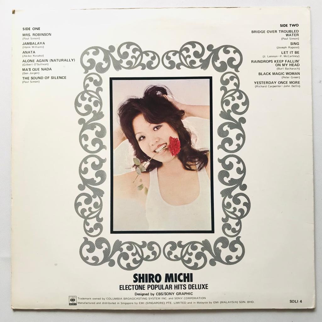 Shiro Michi - Electone Popular Hits Deluxe - LP Vinyl PH - Gambar 2
