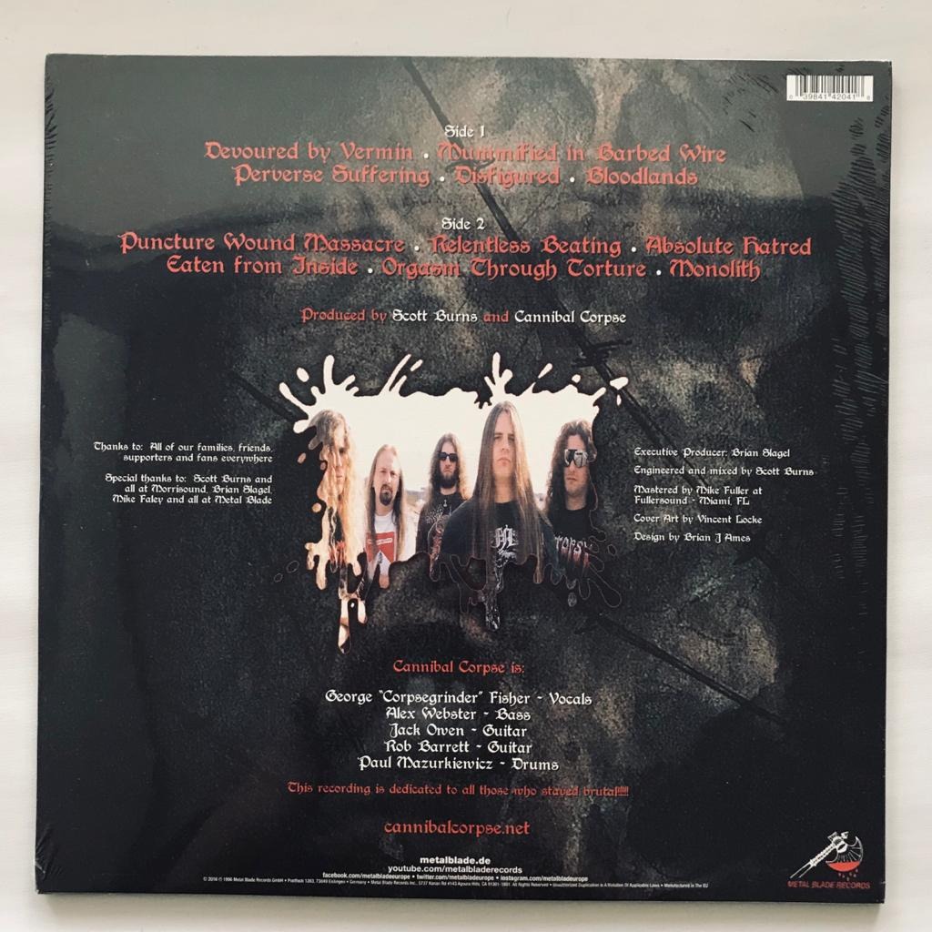 Cannibal Corpse - Vile - LP Vinyl Piringan Hitam PH 180 Gram - Image 3