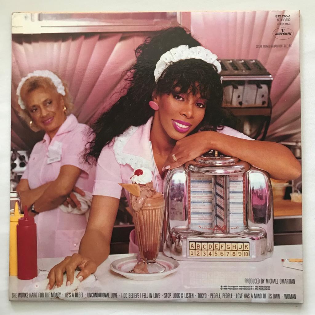 Donna Summer - She Works Hard For The Money - LP Vinyl PH - Gambar 2