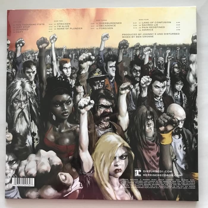 Disturbed - Ten Thousand Fists - 2 LP Vinyl Piringan Hitam PH - Image 3