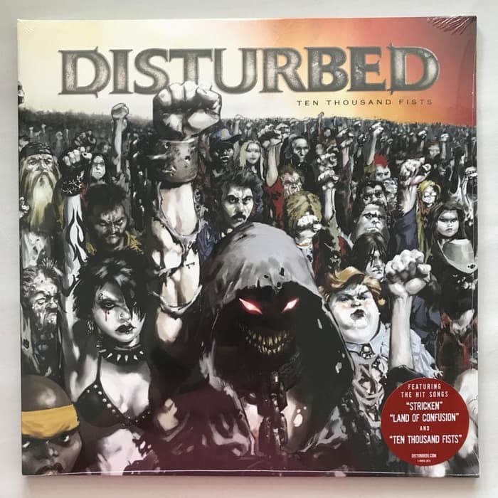 Disturbed - Ten Thousand Fists - 2 LP Vinyl Piringan Hitam PH - Image 2