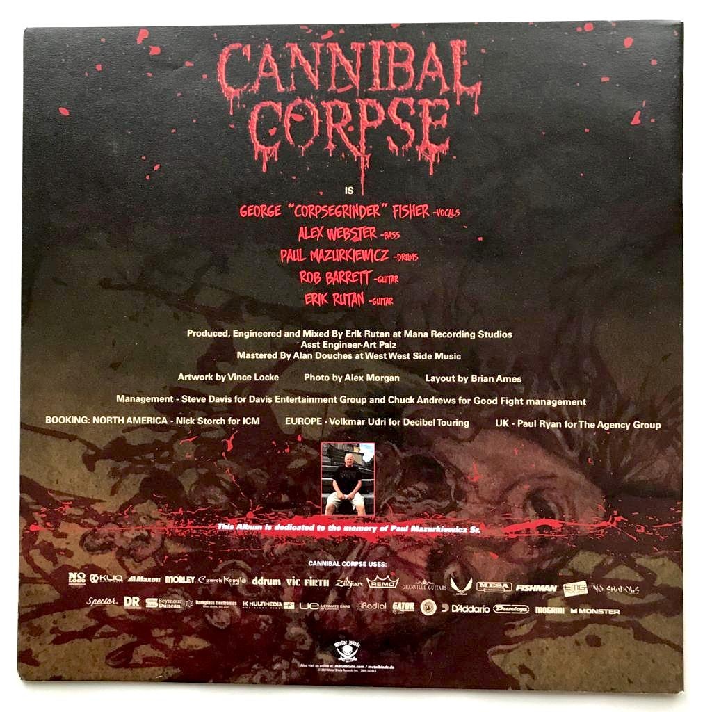 Cannibal Corpse - Violence Unimagined - Uncensored Splatter LP Vinyl PH - Image 5