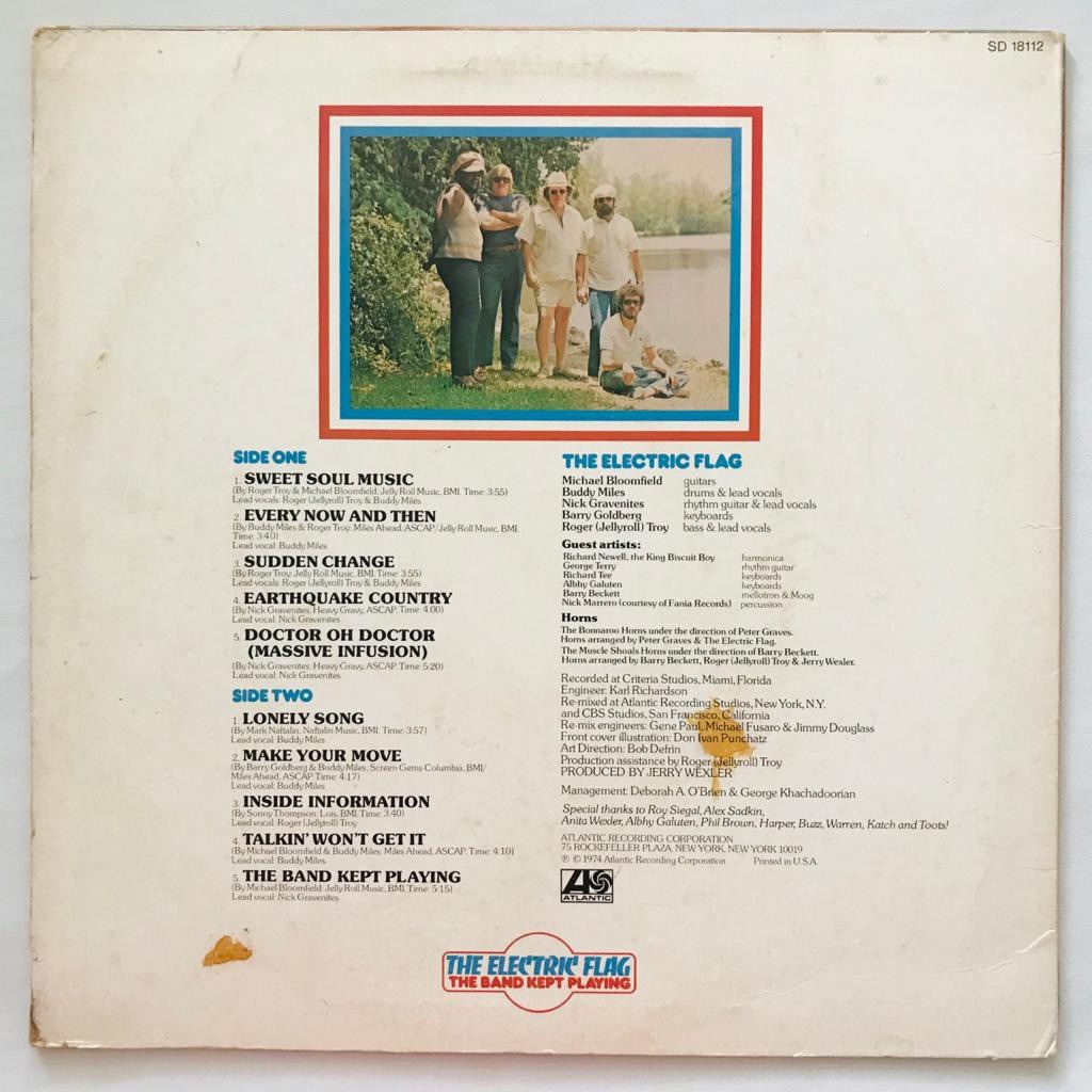 Electric Flag, The - The Band Kept Playing - LP Vinyl PH - Gambar 2