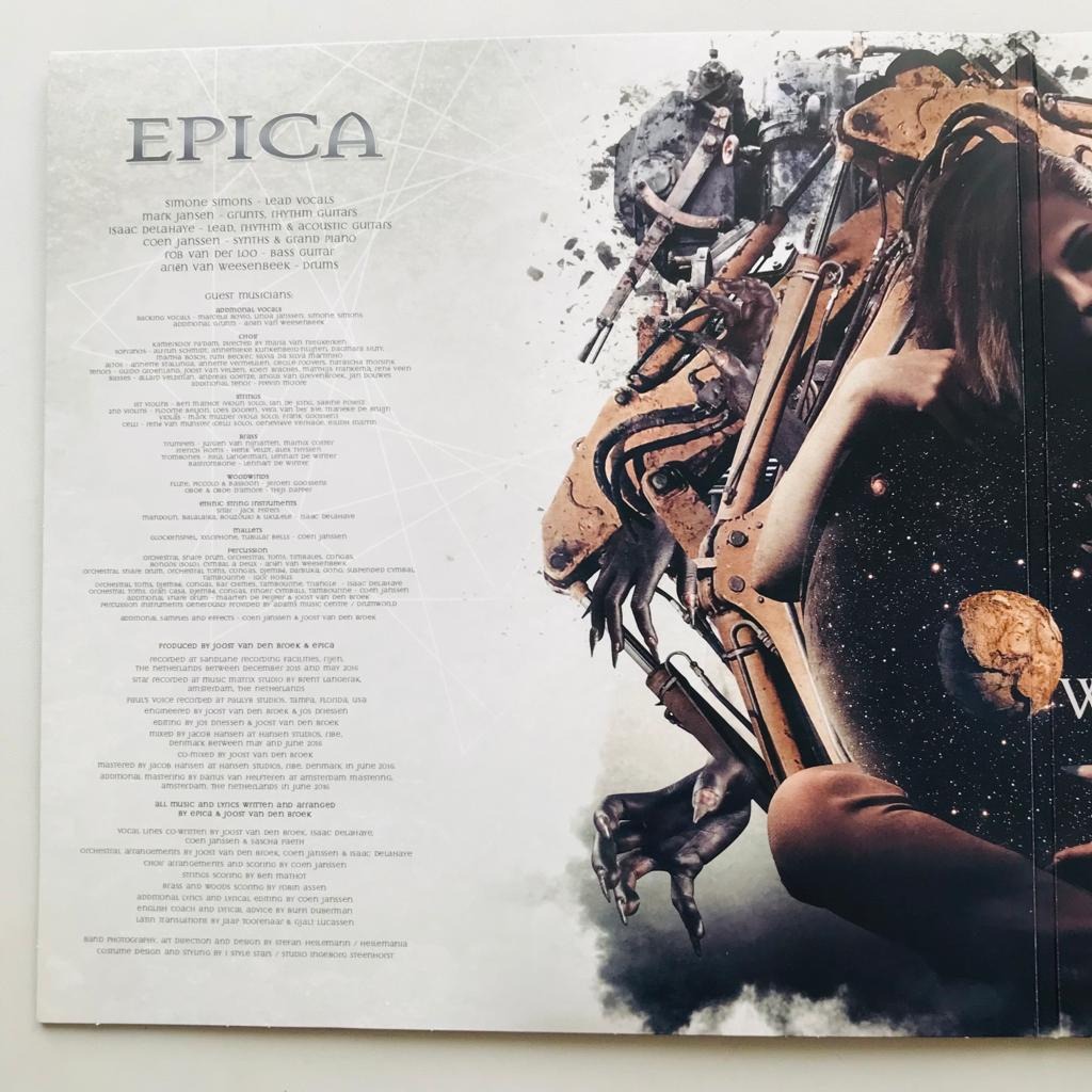 Epica - The Solace System - Limited Splatter EP Vinyl PH - Gambar 4