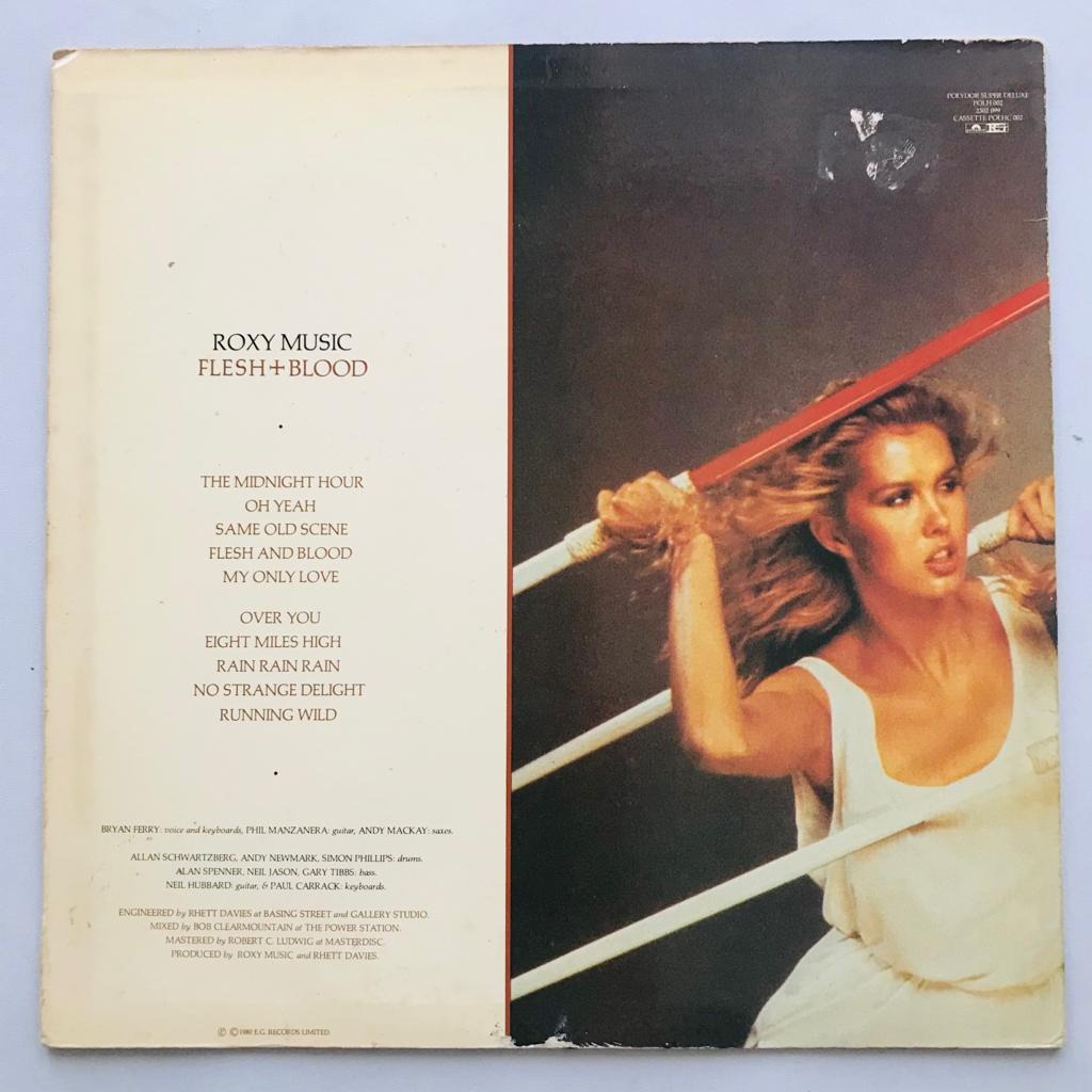 Roxy Music - Flesh + Blood - LP Vinyl Piringan Hitam PH - Gambar 2